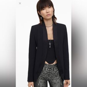 Zara Black Blazer NWT